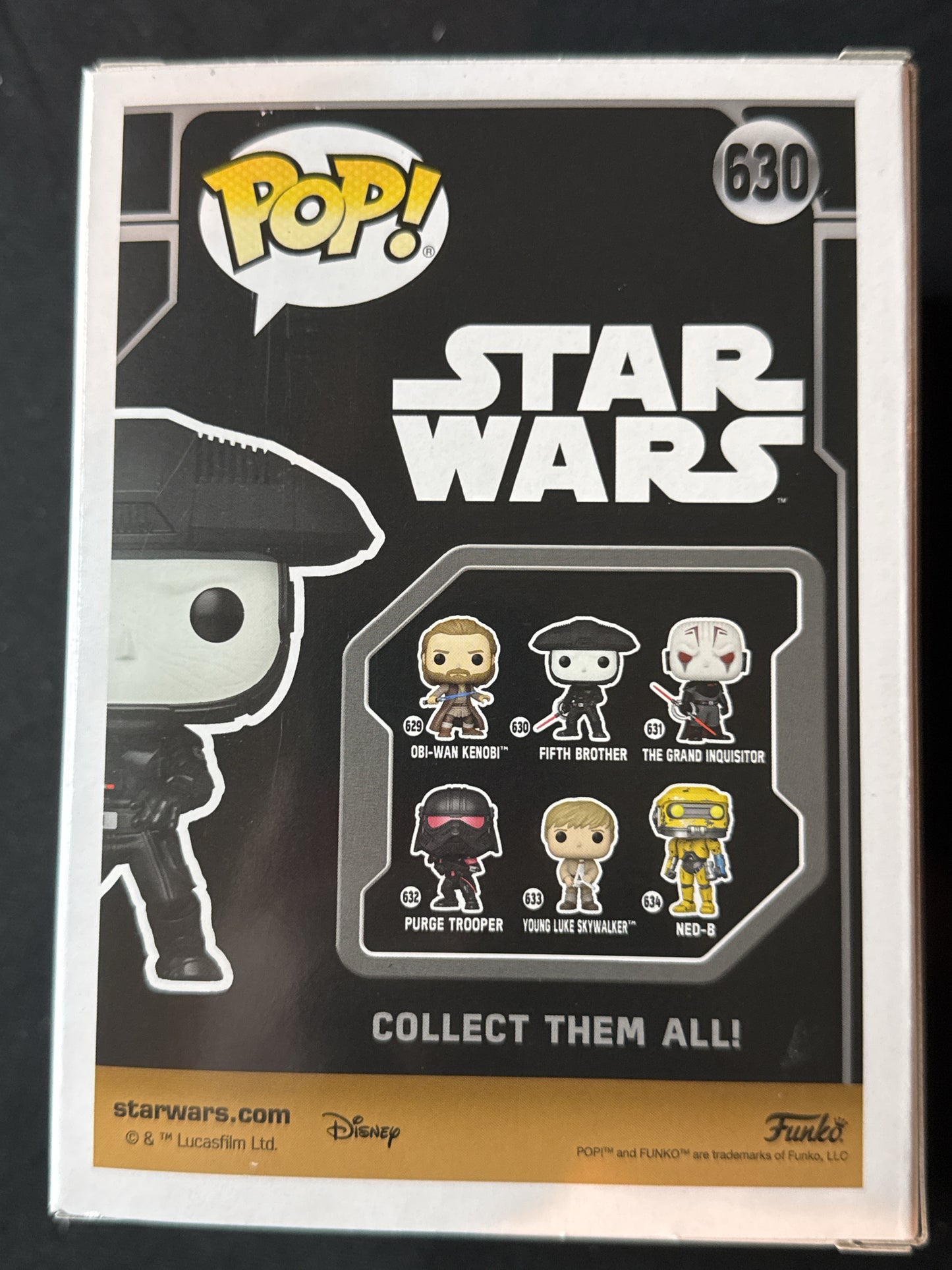 Funko Pop! Star Wars #630 Fifth Brother Bobble Head New in Box