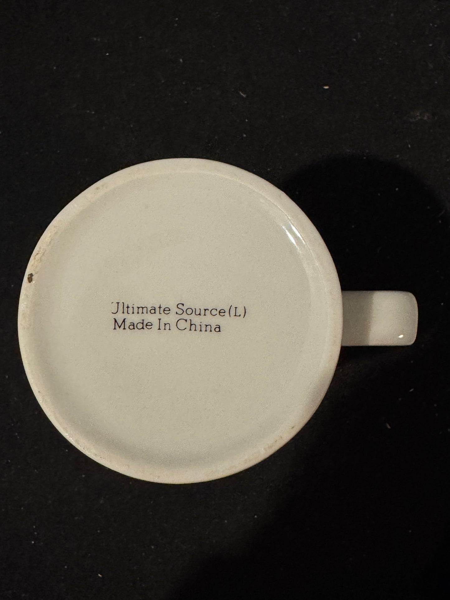 Vintage 1996 Coca-Cola Season's Greetings Santa Coffee Cup Mug Gold Paint on Rim 4.5" Tall