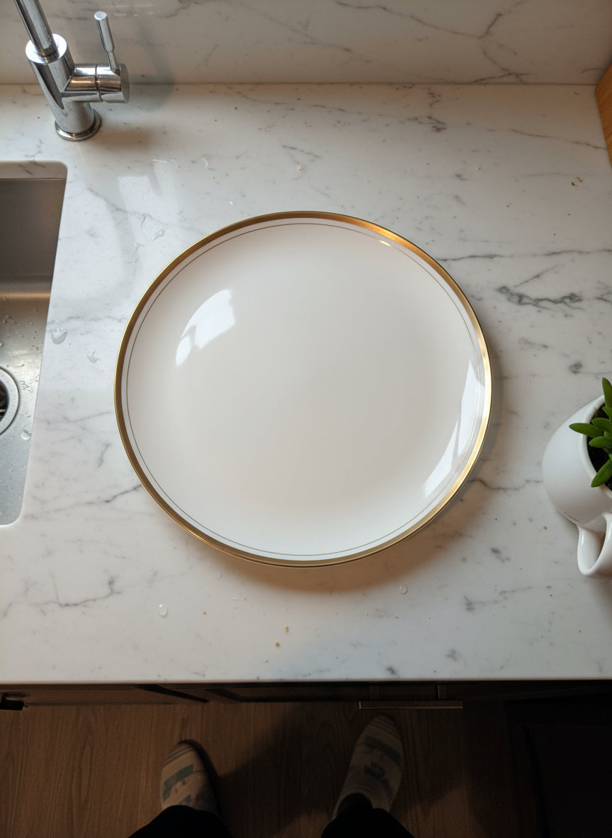 Royalton China Co. Translucent Porcelain Lunch Plate 9.25" Wide