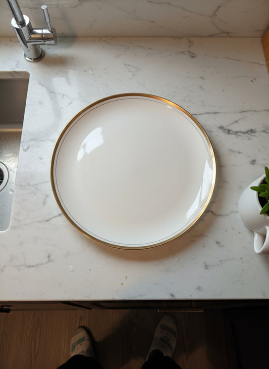 Royalton China Co. Translucent Porcelain Lunch Plate 9.25" Wide