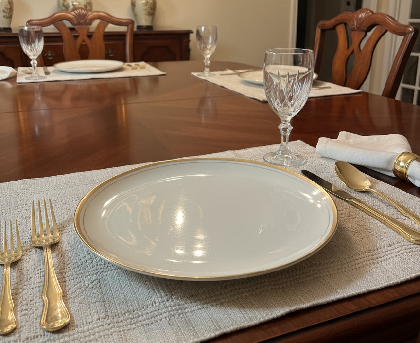 Royalton China Co. Translucent Porcelain Lunch Plate 9.25" Wide