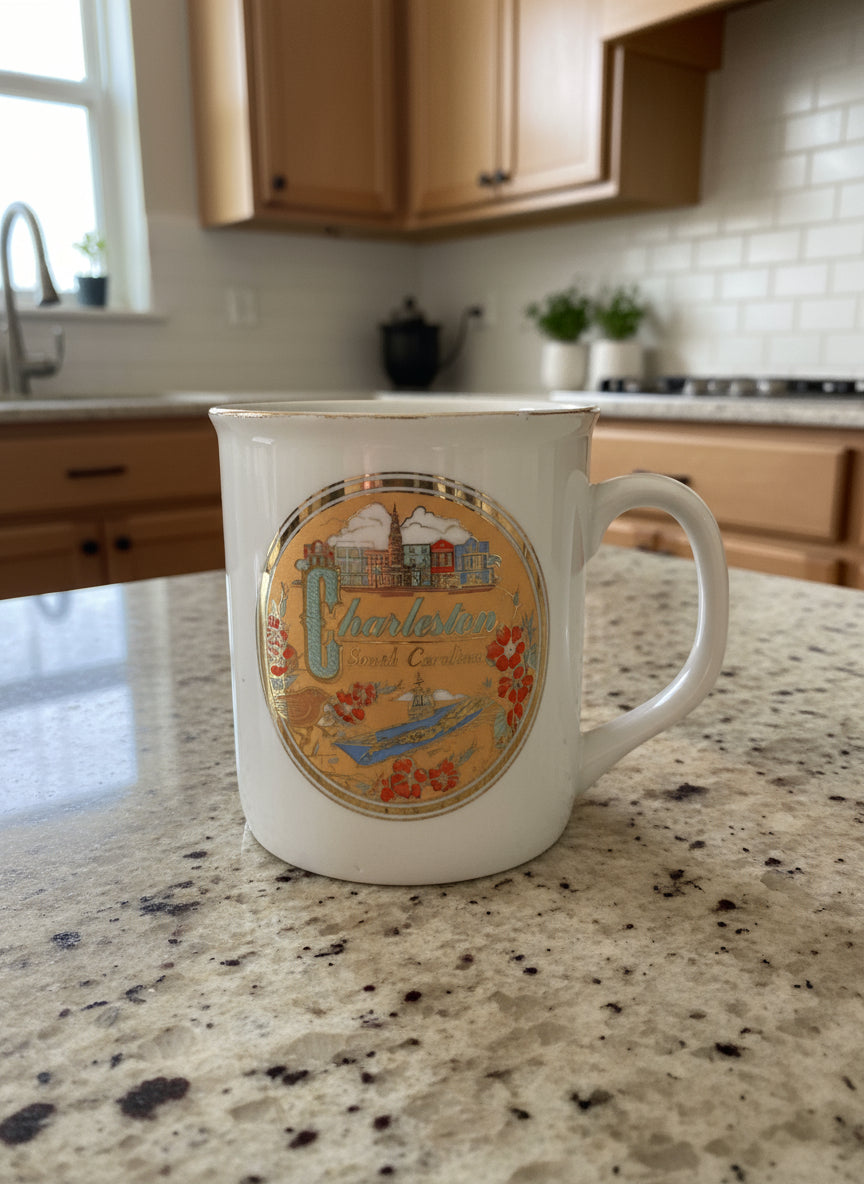 Souvenir Charleston, SC Coffee Cup Mug 3.5" Tall