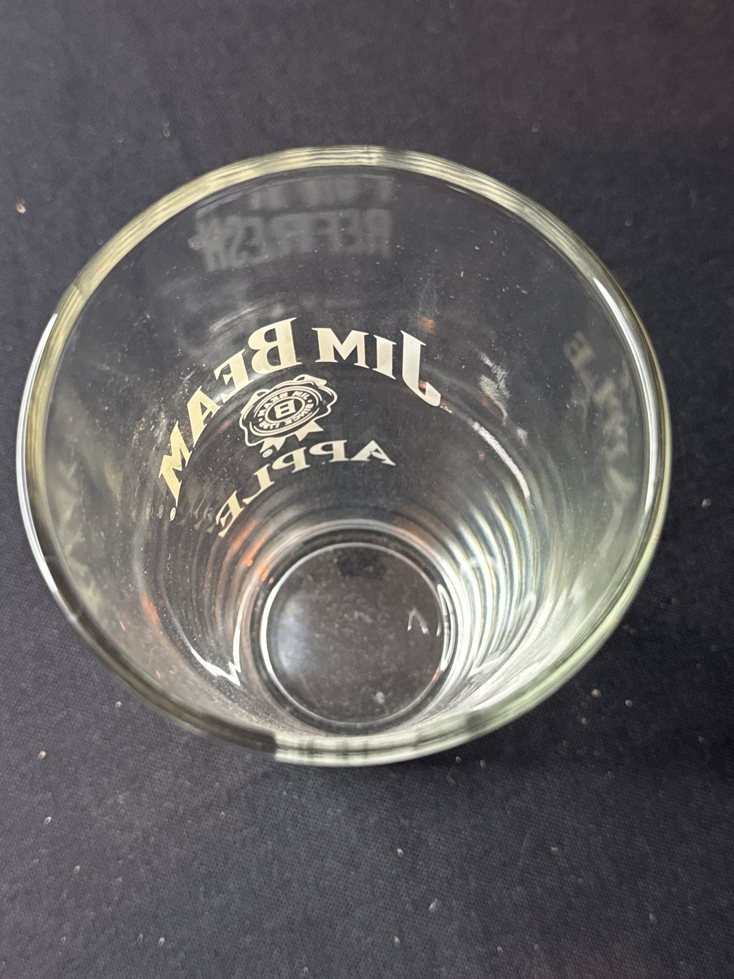 Jim Beam Apple "It's Time For a Refresh" Pint Glass 5.75" Tall