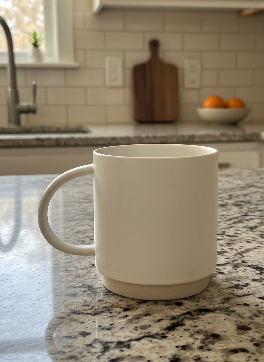 No Coffee No Talkie Coffee Cup Mug New 15oz Large 4.25" Tall 3.75" Wide Hallmark