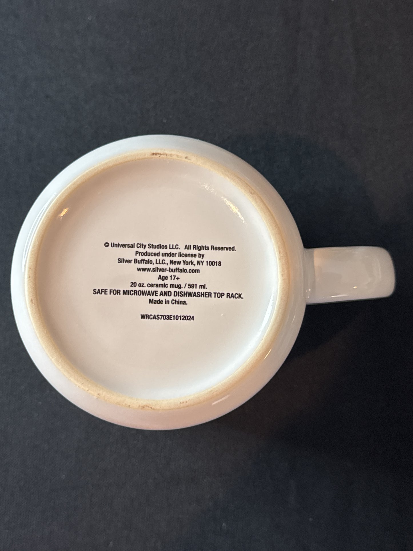 Casper The Friendly Ghost Coffee Cup Mug 20oz Silver Buffalo 4 1/8" Tall New