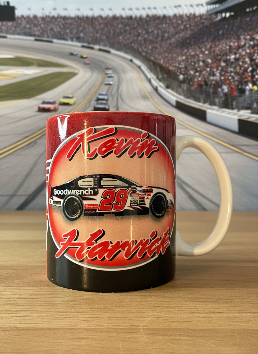 Kevin Harvick #29 NASCAR Coffee Cup Mug New 3.75" Tall
