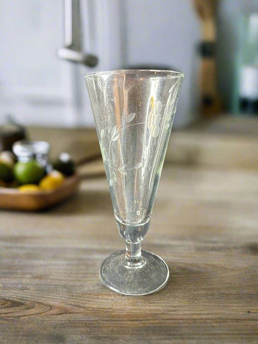 Heritage Pilsner Glass from Princess House Crystal 7.5"x 3.25"