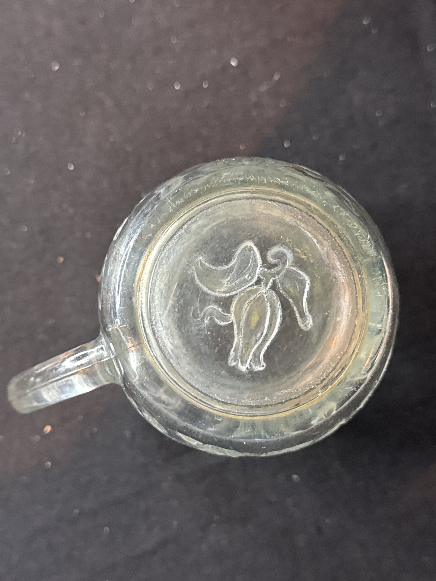 Fantasia Coffee Mug Cup 4" Tall by Princess House Crystal 2 7/8" Wide at Rim