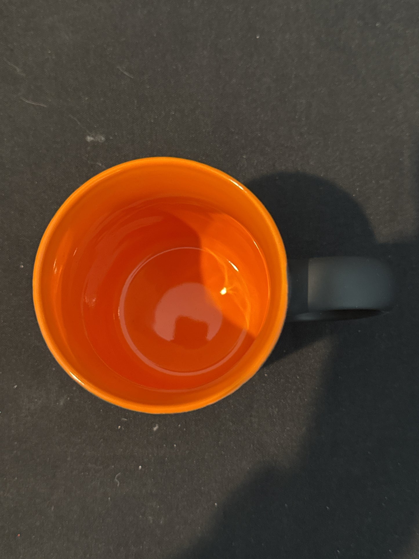 Peanuts Snooopy Boo Halloween Black/Orange Soft Feel Coffee Cup Mug New 4.75" Tall