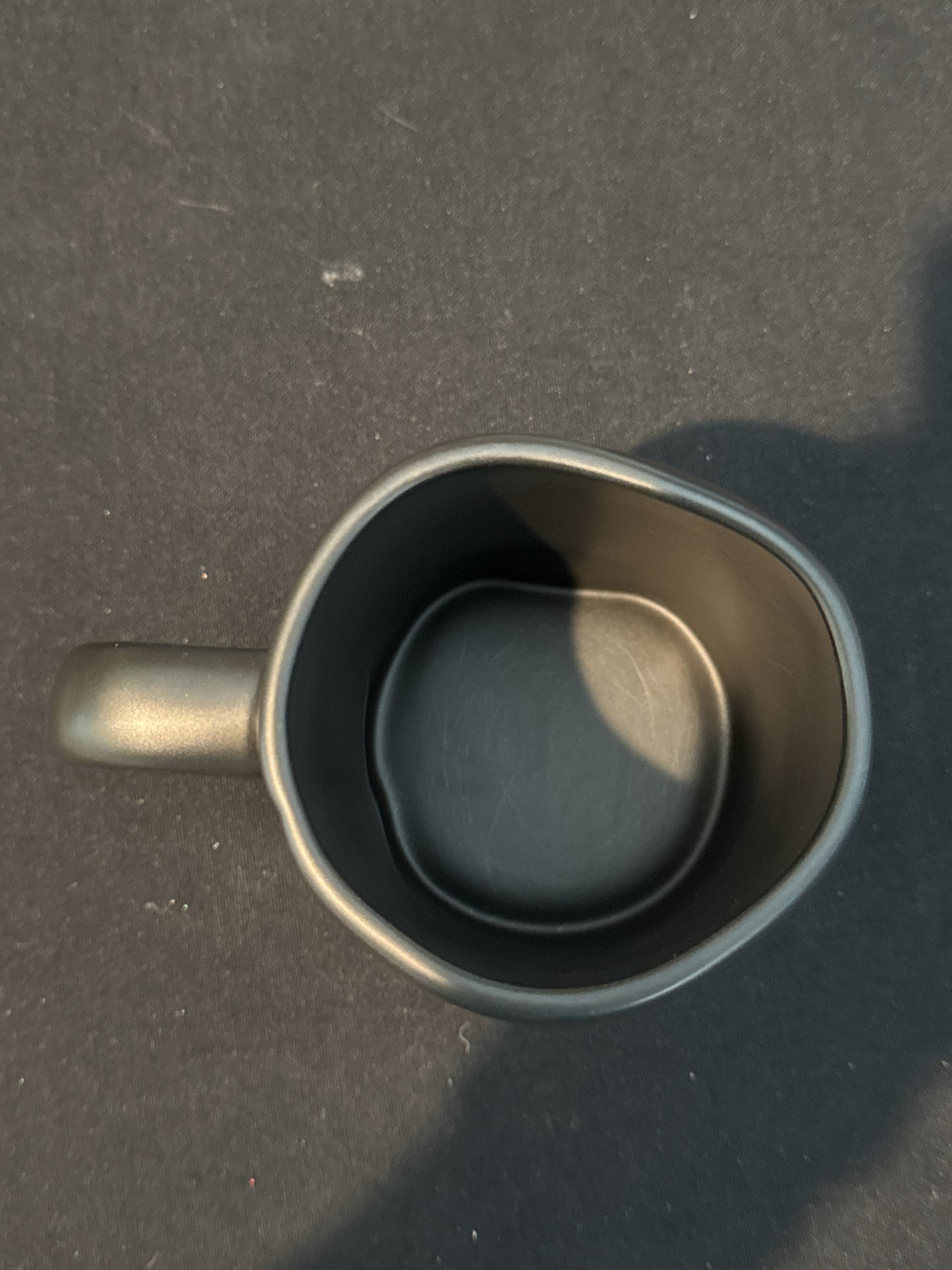 Rae Dunn Gulp Black Coffee Mug Cup New 4 7/8" Tall Artisan Collection by Magenta