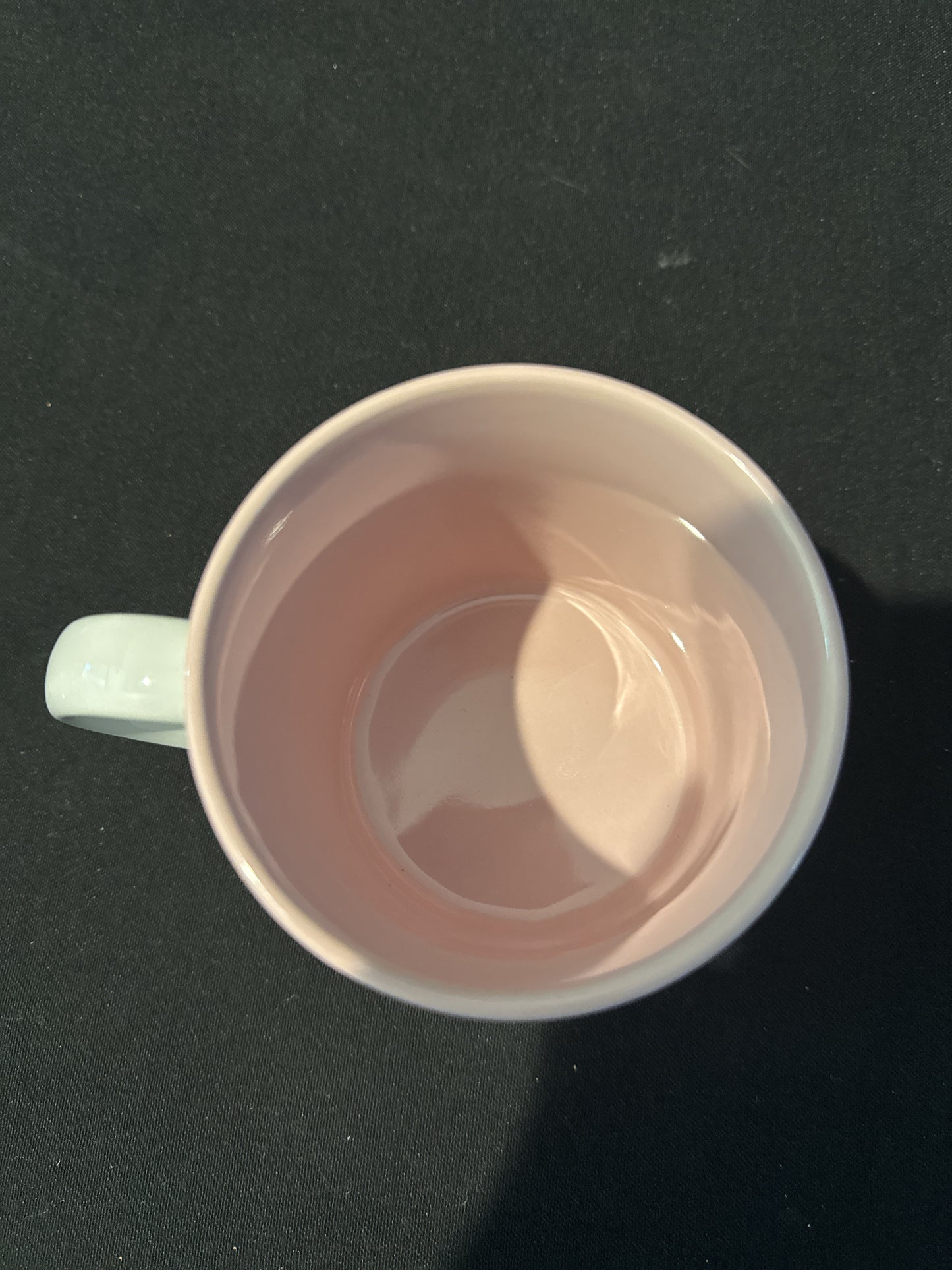 Lilo & Stitch Te Amo Coffee Cup Mug 20oz Large Pink Interior 4 3/8" Tall New