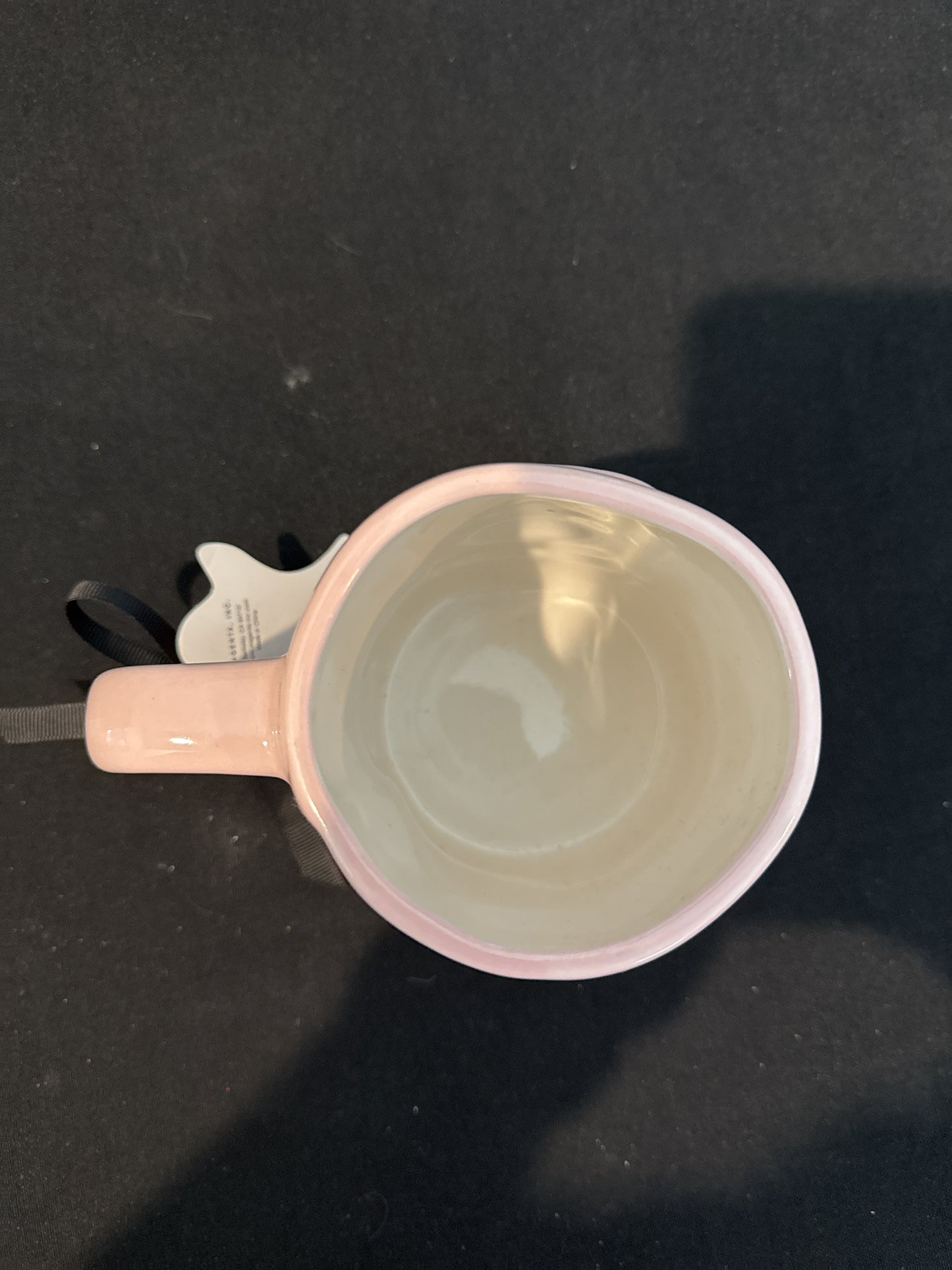 Rae Dunn Pink Nama' Stay Ghostly Coffee Cup Mug Artisan Collection by Magenta 5" Tall New