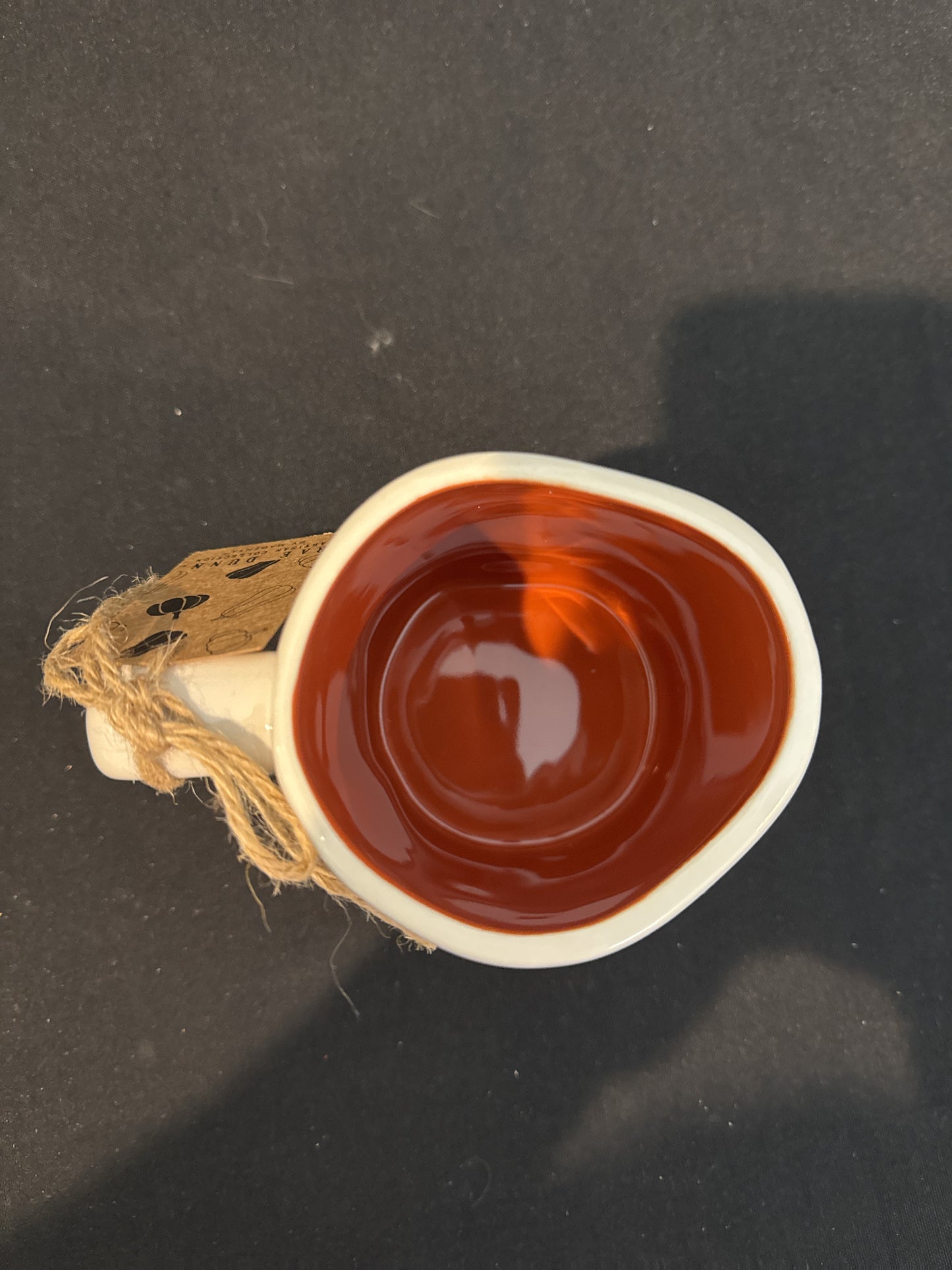 Rae Dunn Pumpkin Spice Large Coffee Cup Mug Artisan Collection by Magenta 4.75" Tall New