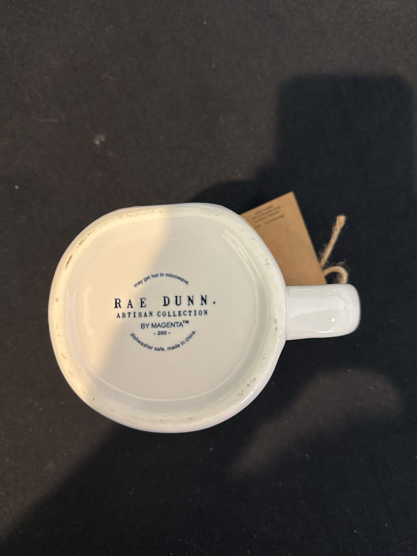 Rae Dunn Pumpkin Spice Large Coffee Cup Mug Artisan Collection by Magenta 4.75" Tall New