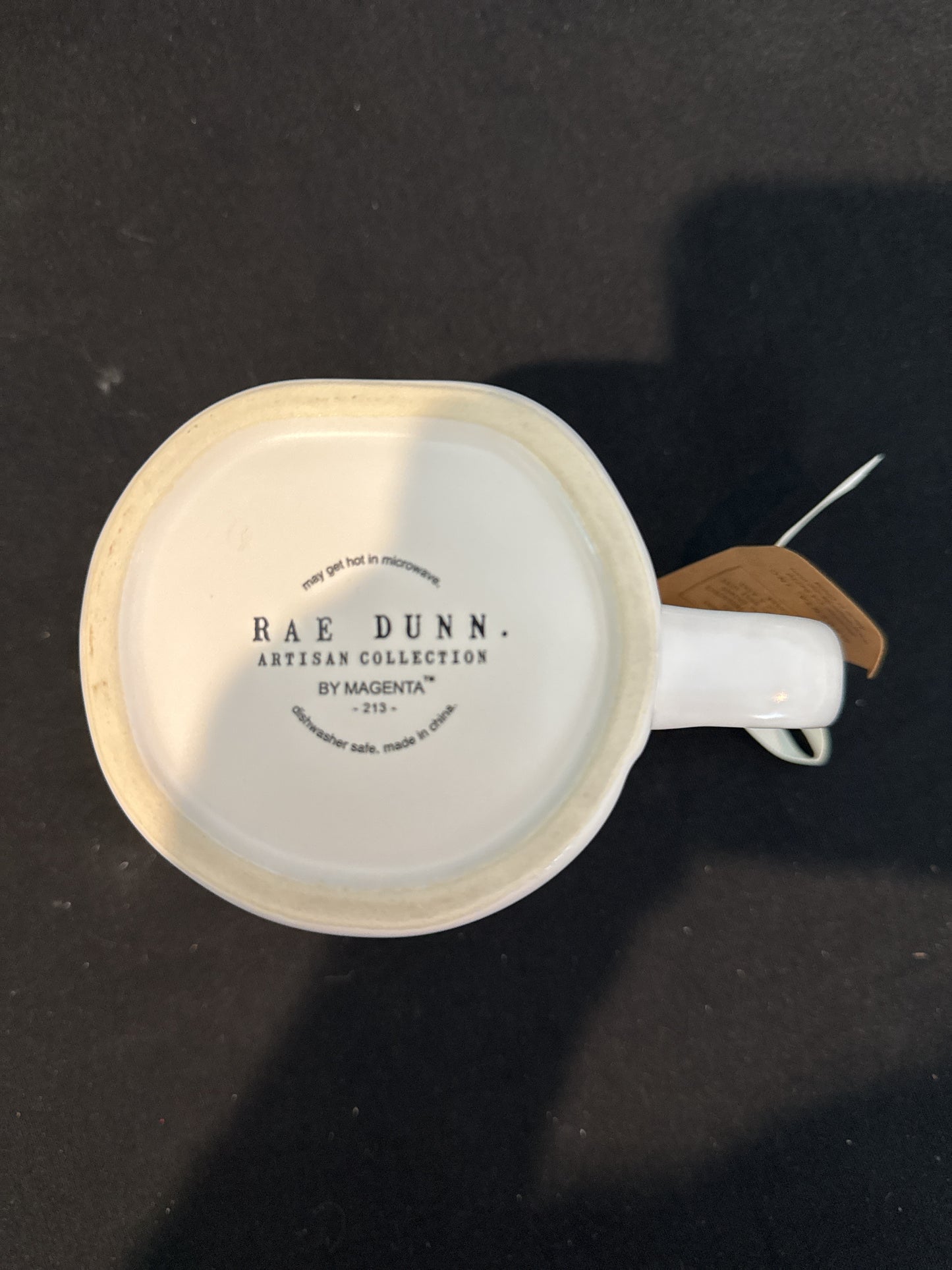 Rae Dunn Walk In Faith Large Coffee Cup Mug Artisan Collection by Magenta 4.75" Tall New