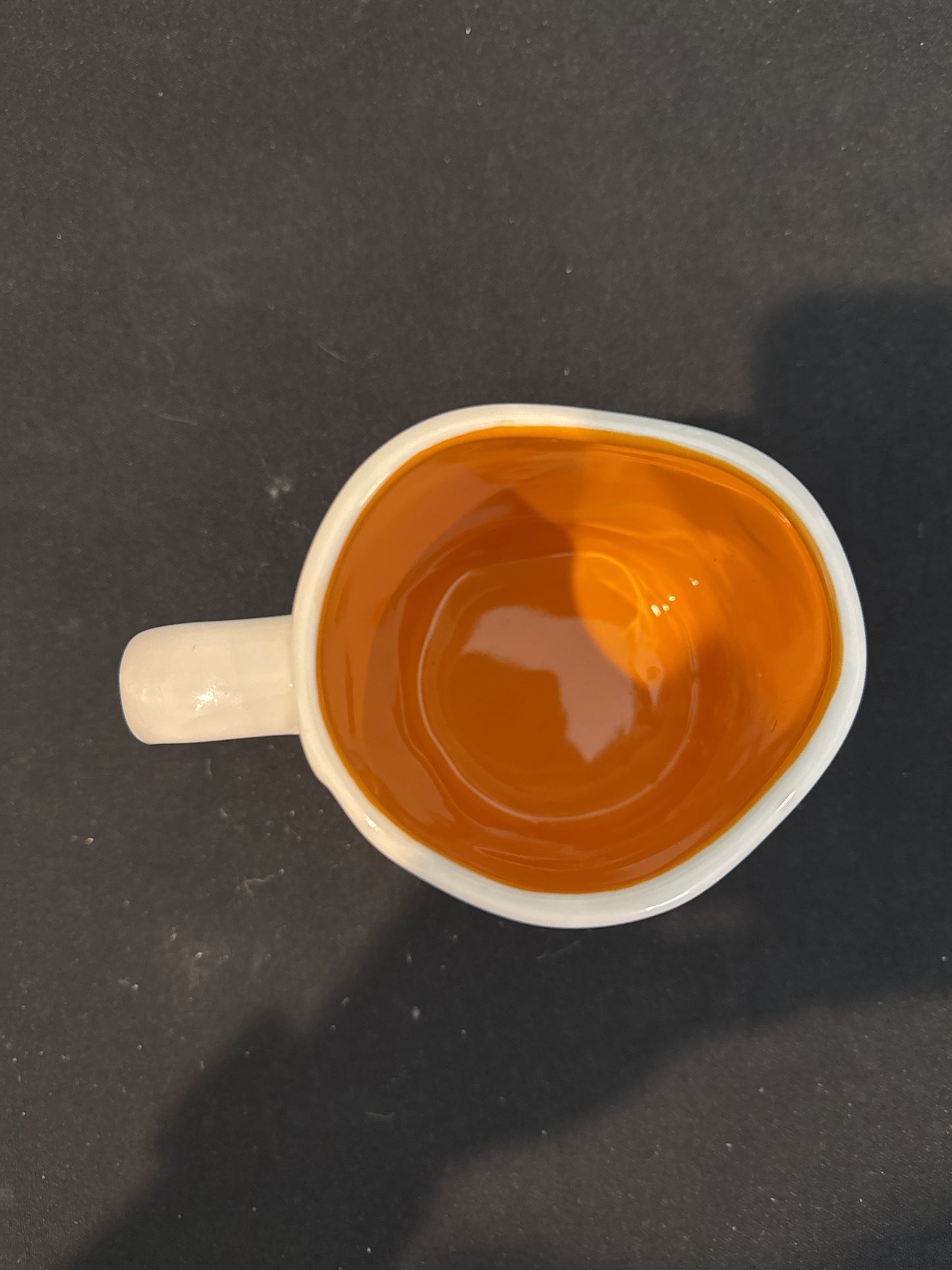 Rae Dunn Mornin' Pumpkin Coffee Cup Mug Artisan Collection by Magenta 4.75" Tall New