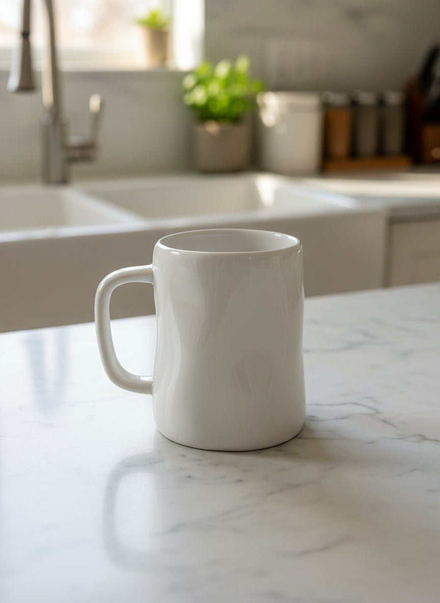 Rae Dunn ENJOY Large Coffee Mug Cup 4.75" Tall Artisan Collection by Magenta New