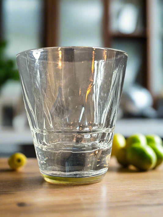 Buchanan's Scotland Lowball Clear Heavy Whiskey Glass Old Fashioned Glass 3.75" Tall