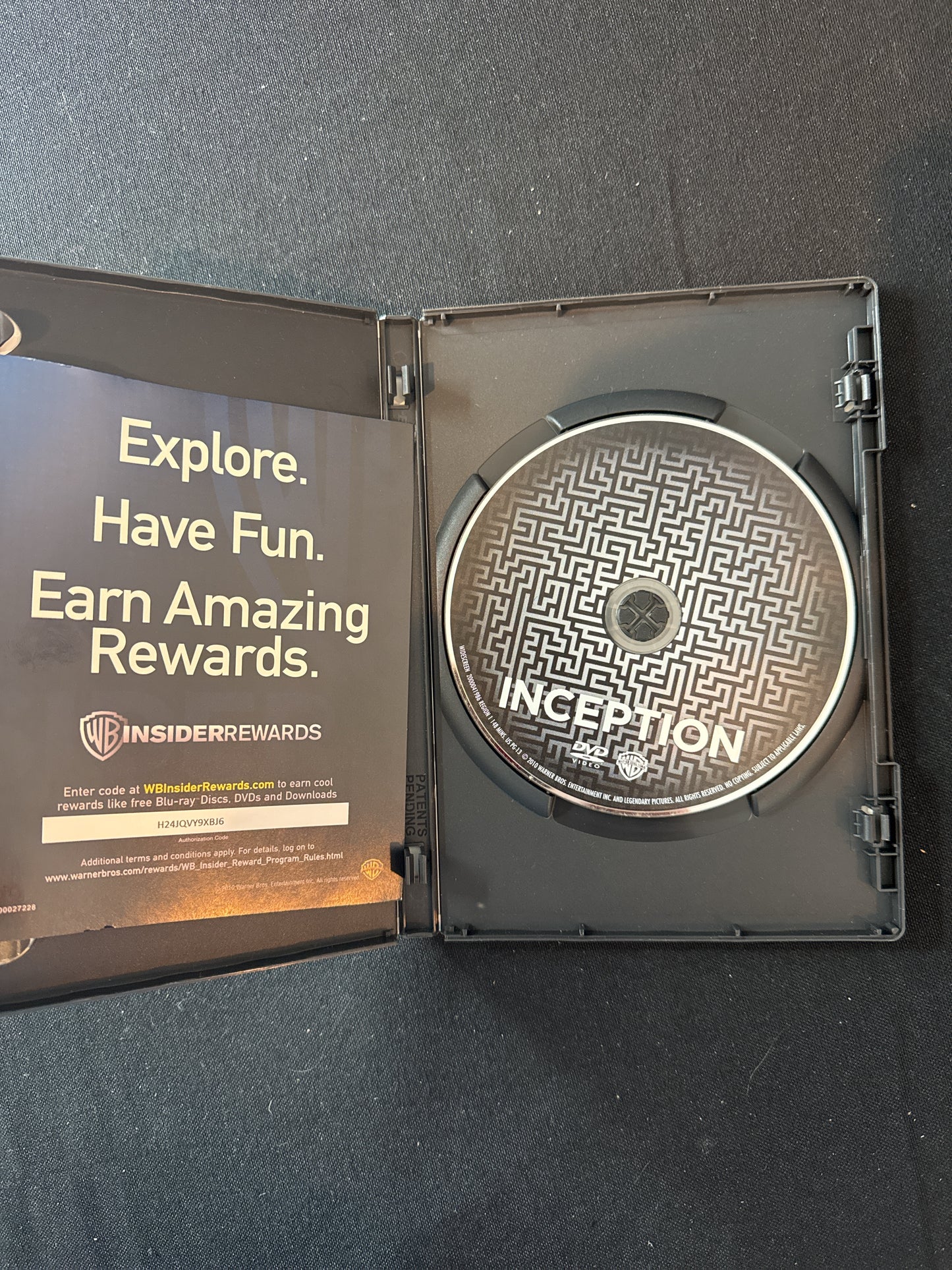 Inception DVD