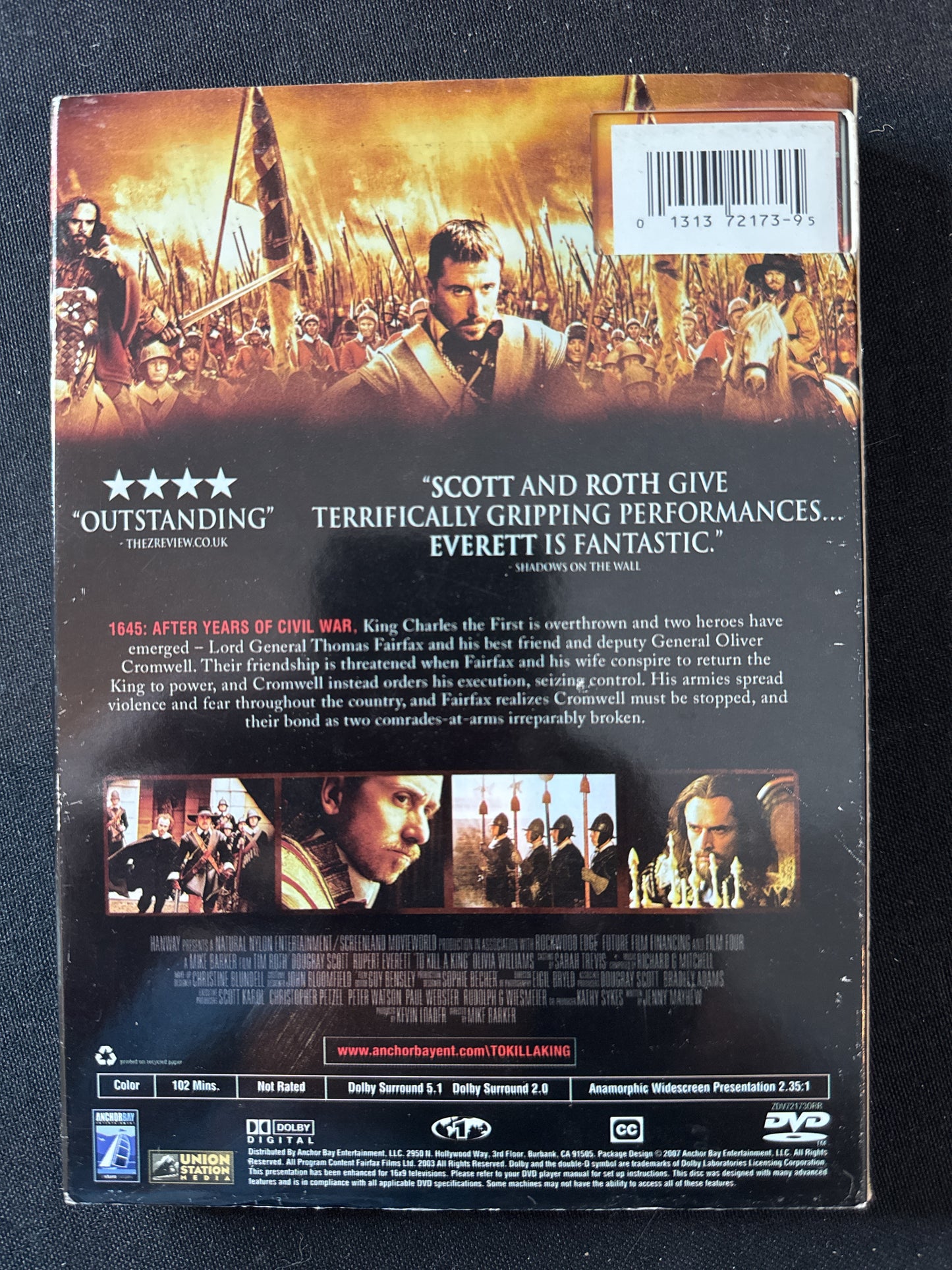 To Kill a King DVD