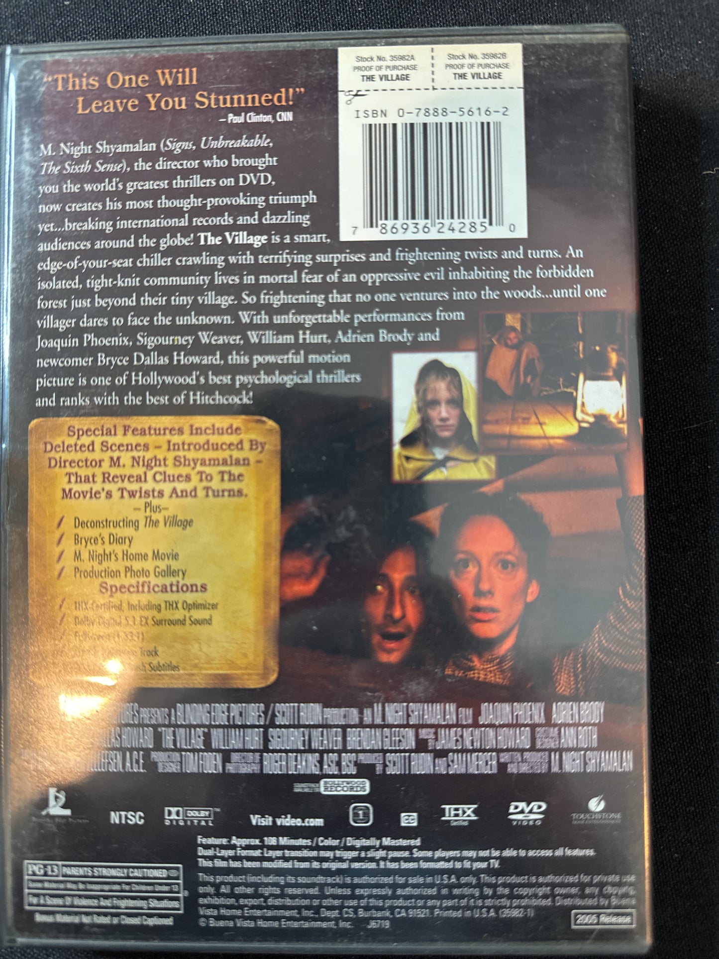 M. Night Shyamalan's The Village DVD