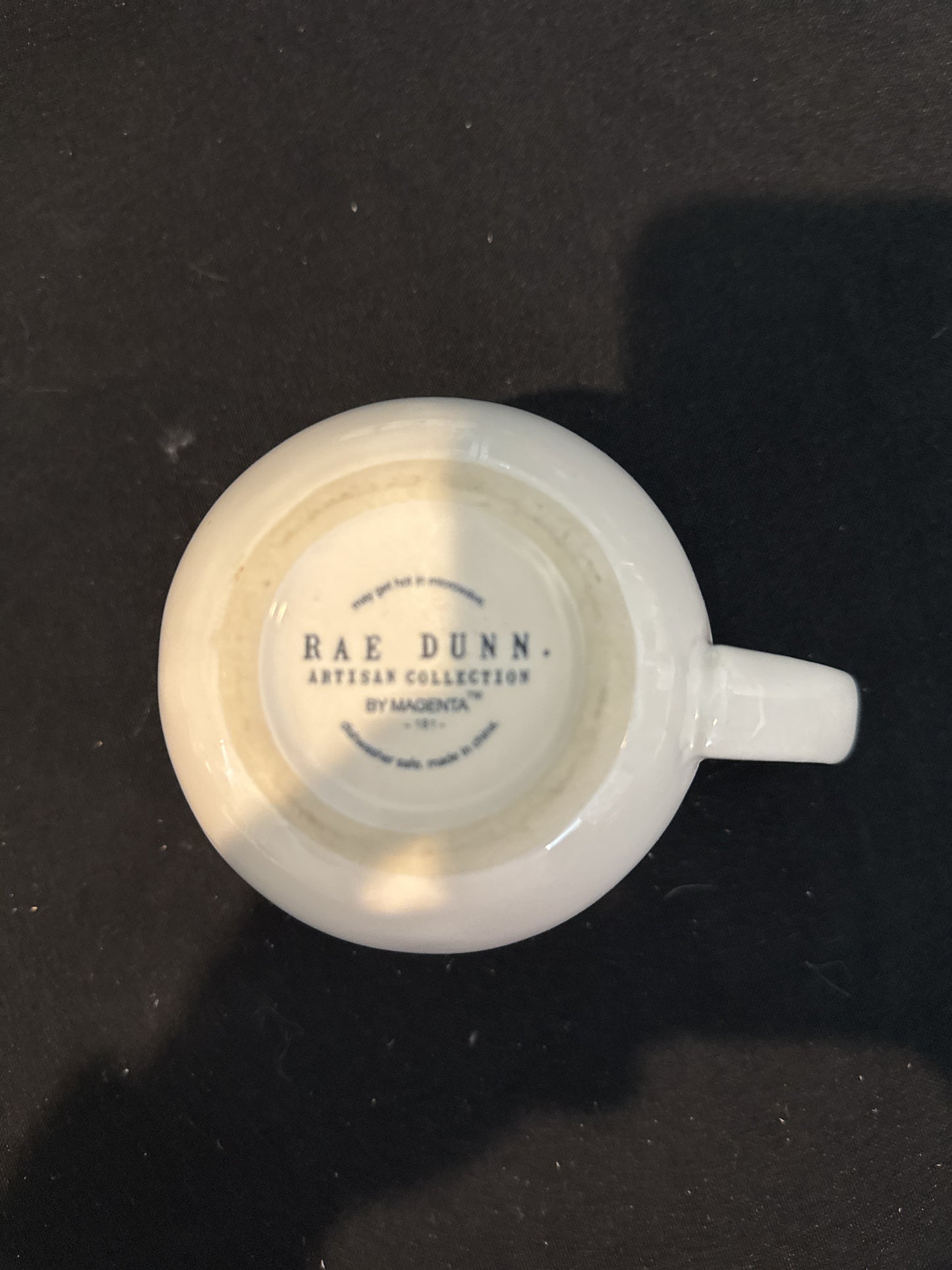 Rae Dunn POUR Milk Creamer Pitcher Artisan Collection by Magenta 3.75" Tall