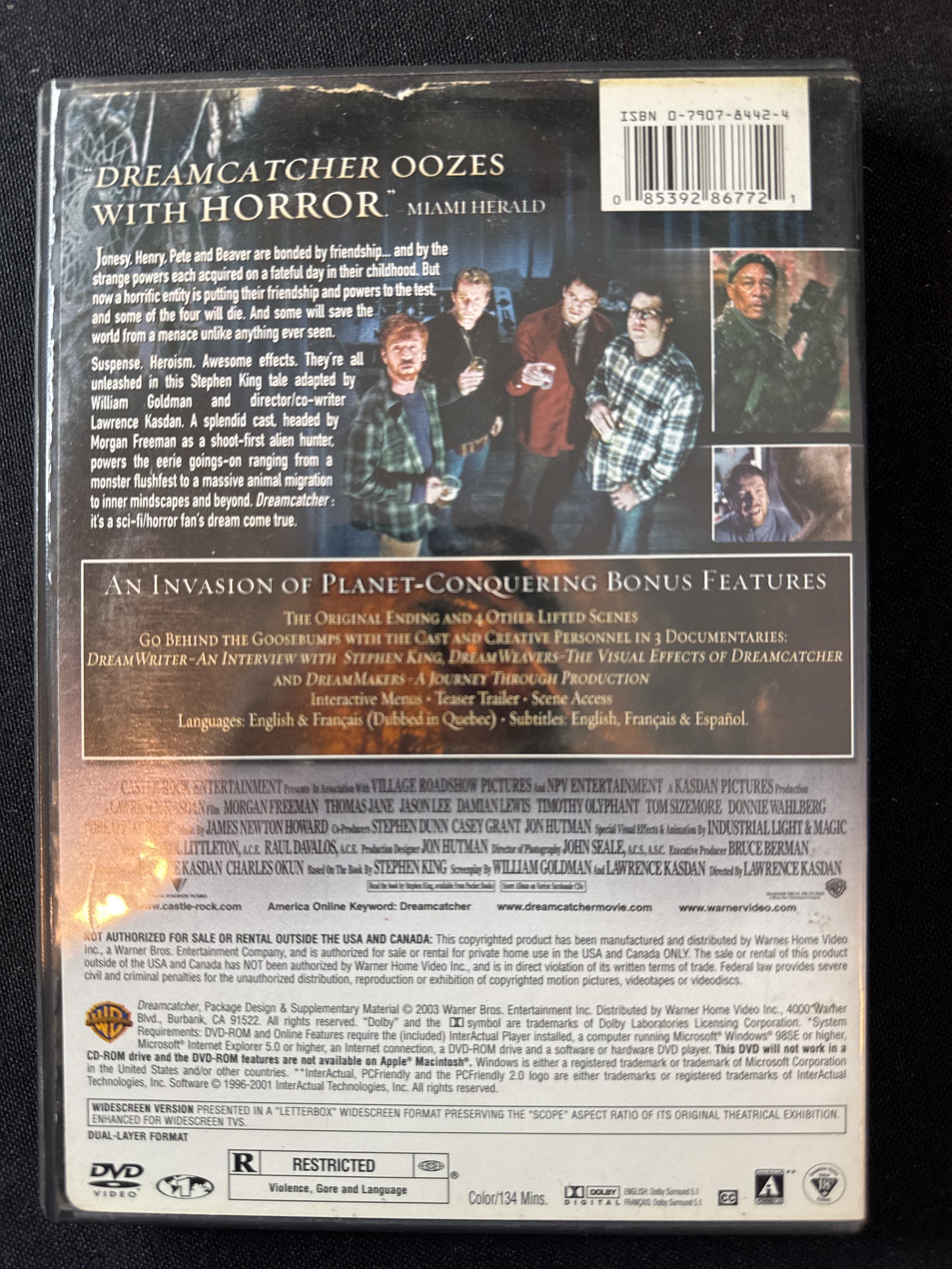 Dreamcatcher DVD