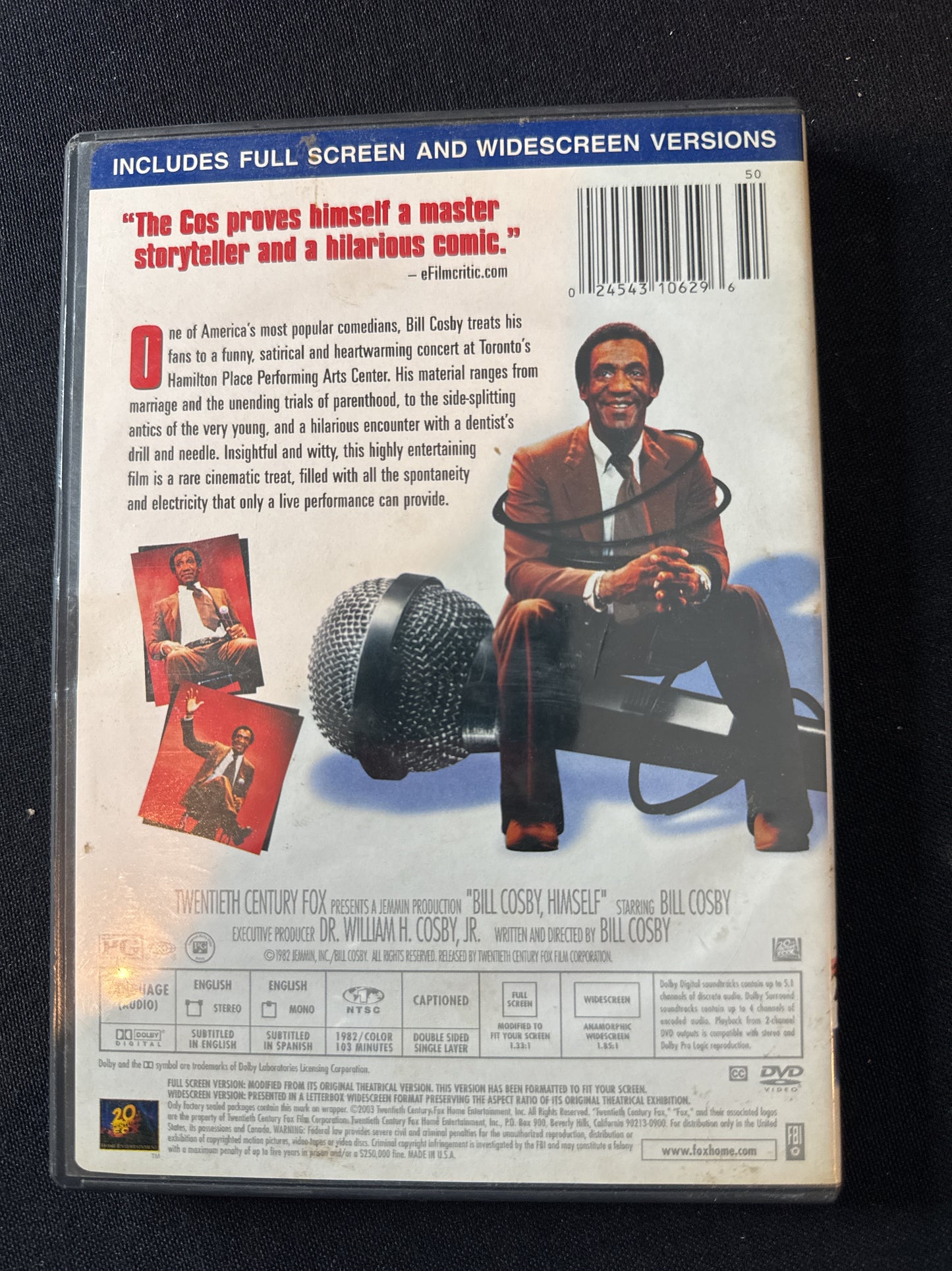 Bill Cosby Himself DVD