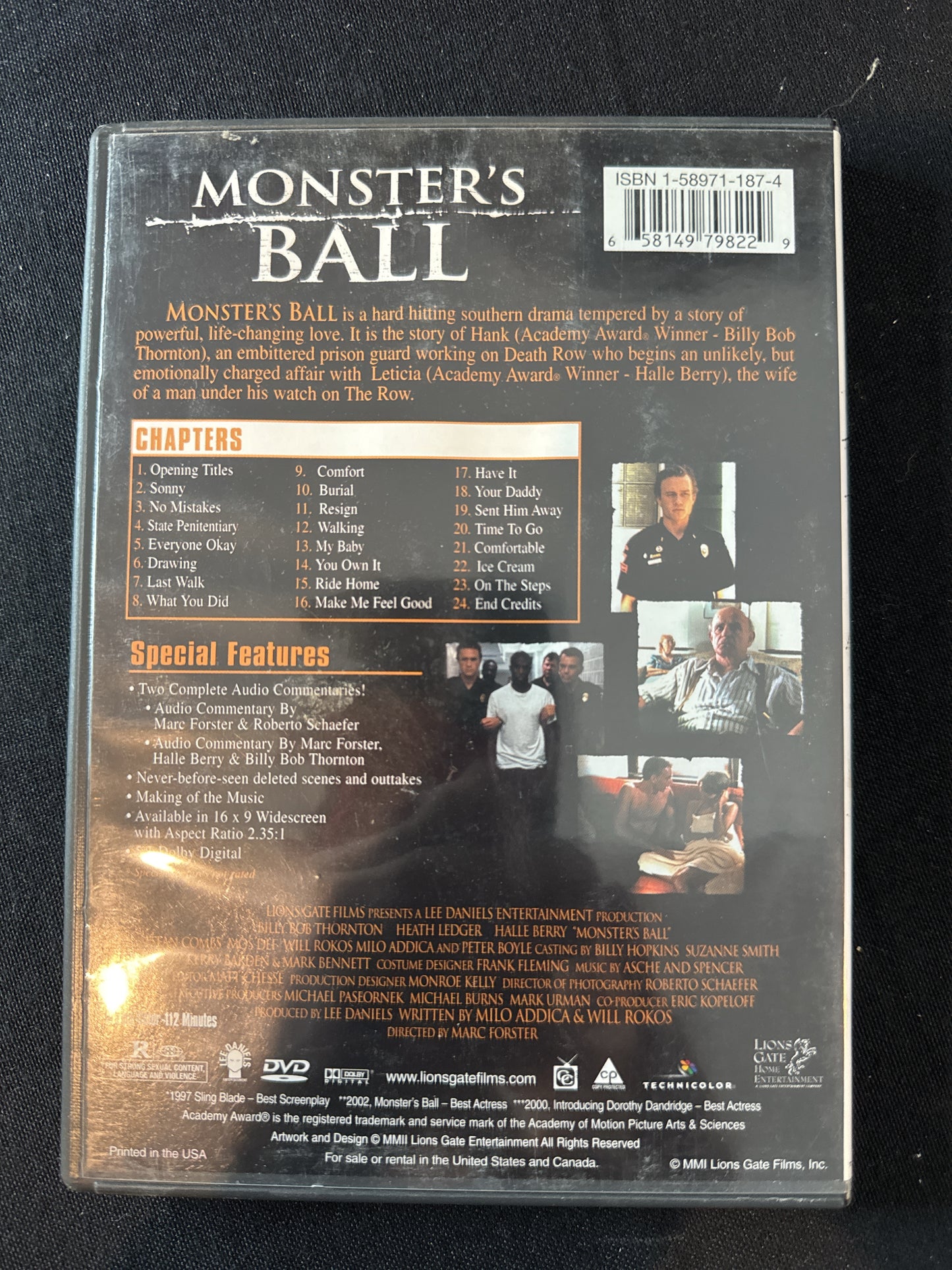 Monster's Ball DVD