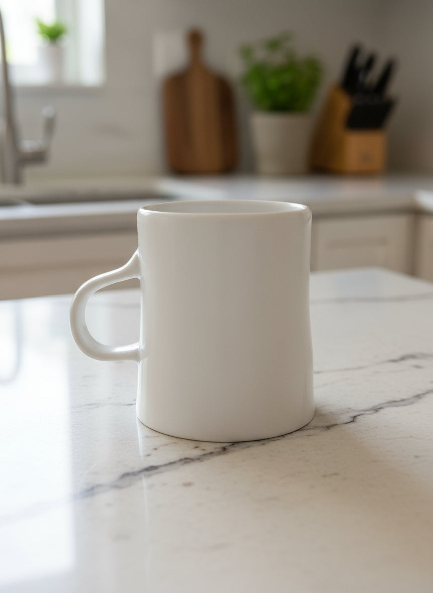 Rae Dunn PAUSE Coffee Cup Mug 4 1/8" Tall Artisan Collection by Magenta New