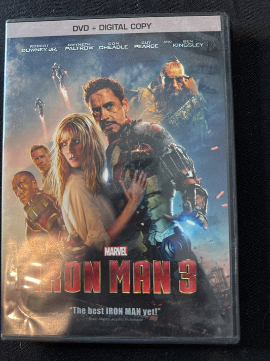 Iron Man 3 Marvel DVD