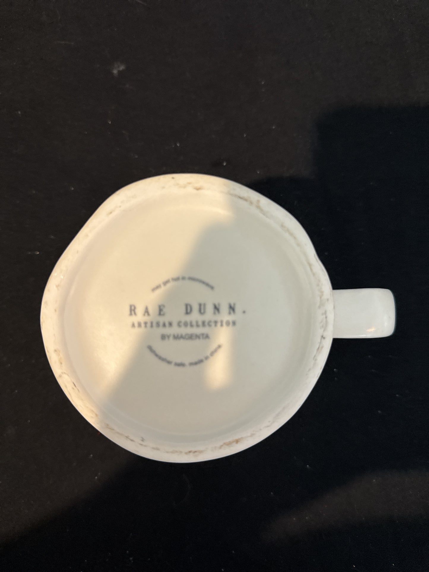 Rae Dunn PAUSE Coffee Cup Mug 4 1/8" Tall Artisan Collection by Magenta New