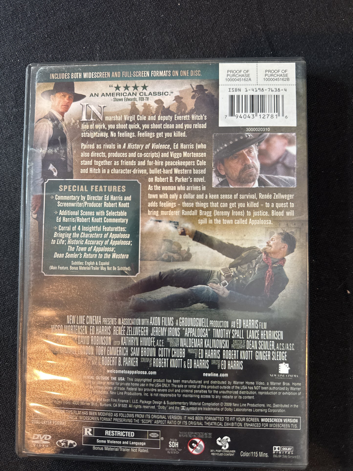 Appaloosa DVD