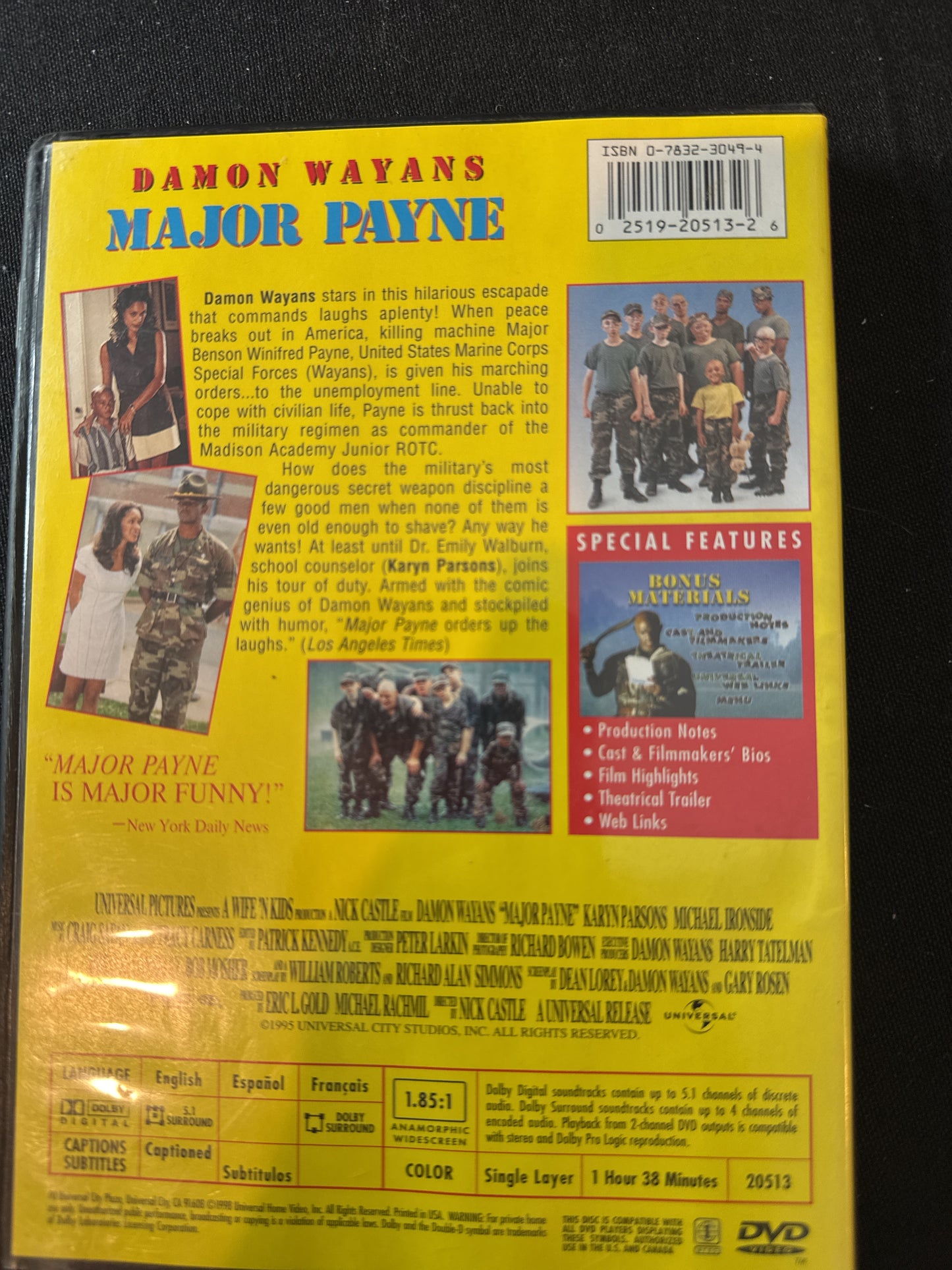 Major Payne DVD