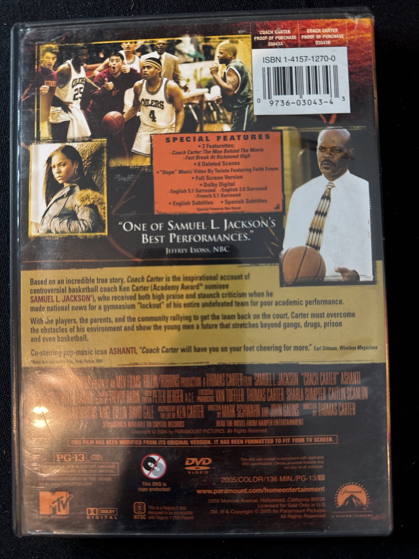 Coach Carter DVD