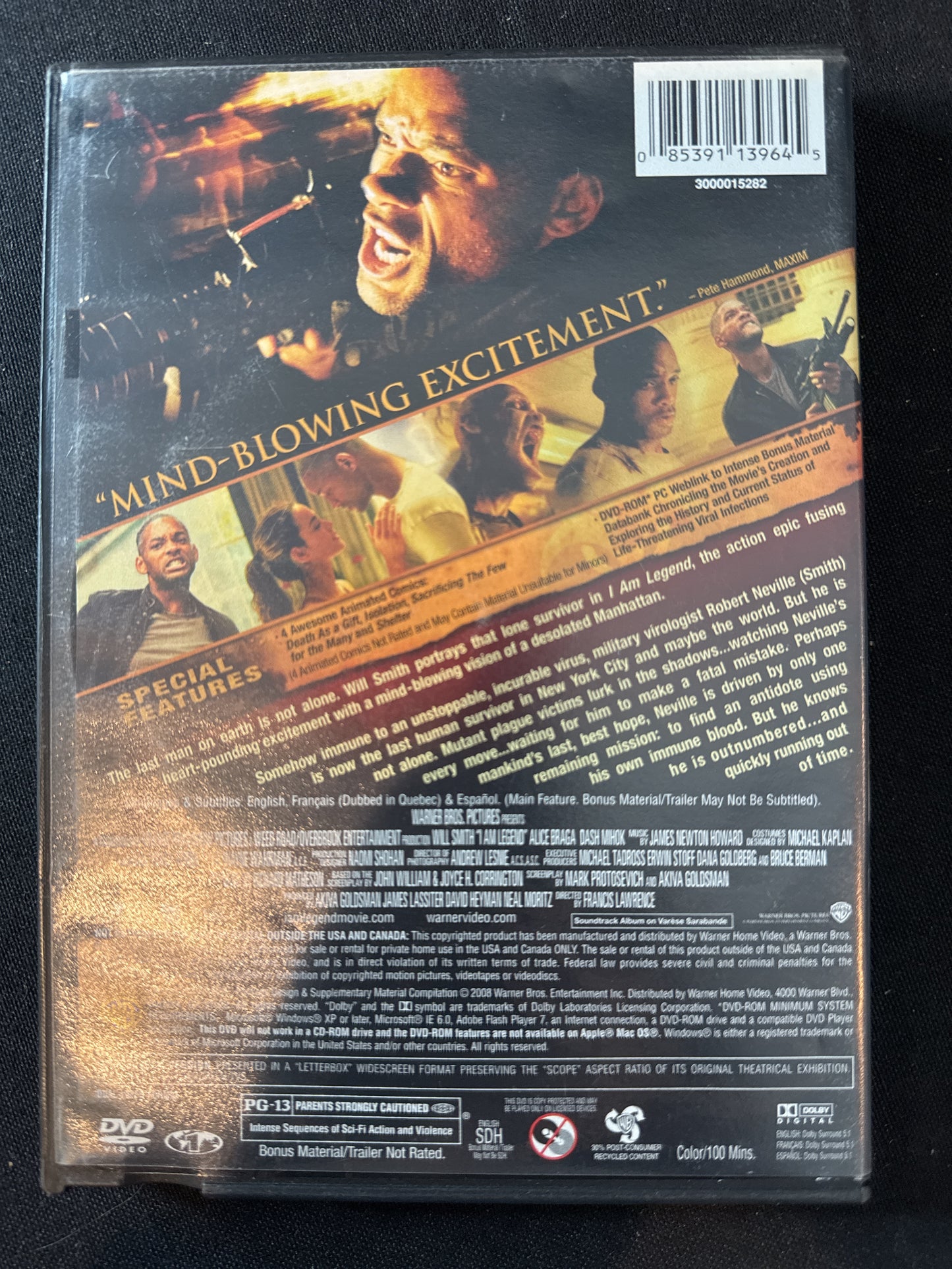 I Am Legend DVD
