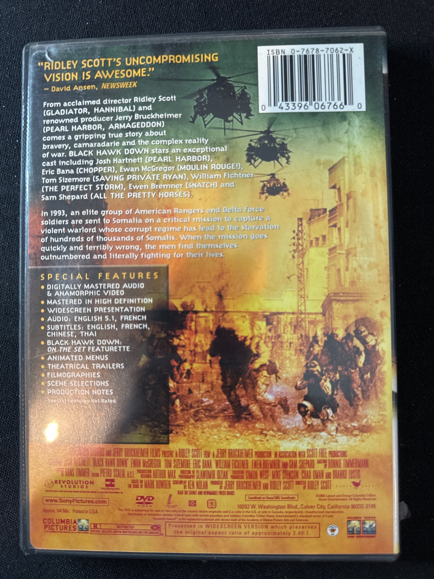 Black Hawk Down DVD