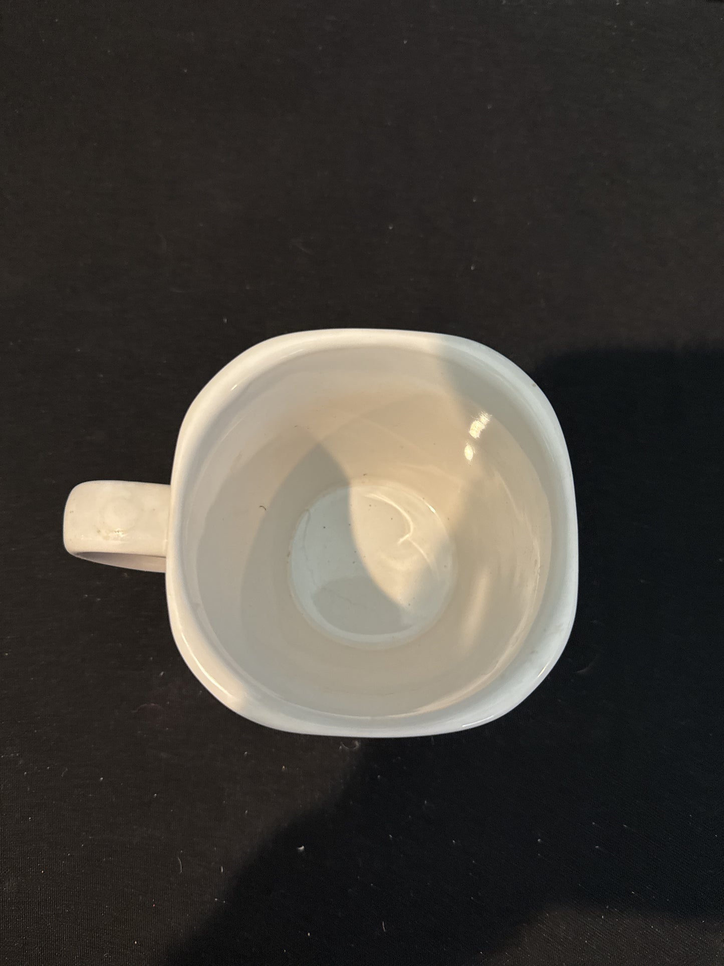 Multicolored Stripes Coffee Cup Square Rare Mug TB Toy Trading Co. 4" Tall