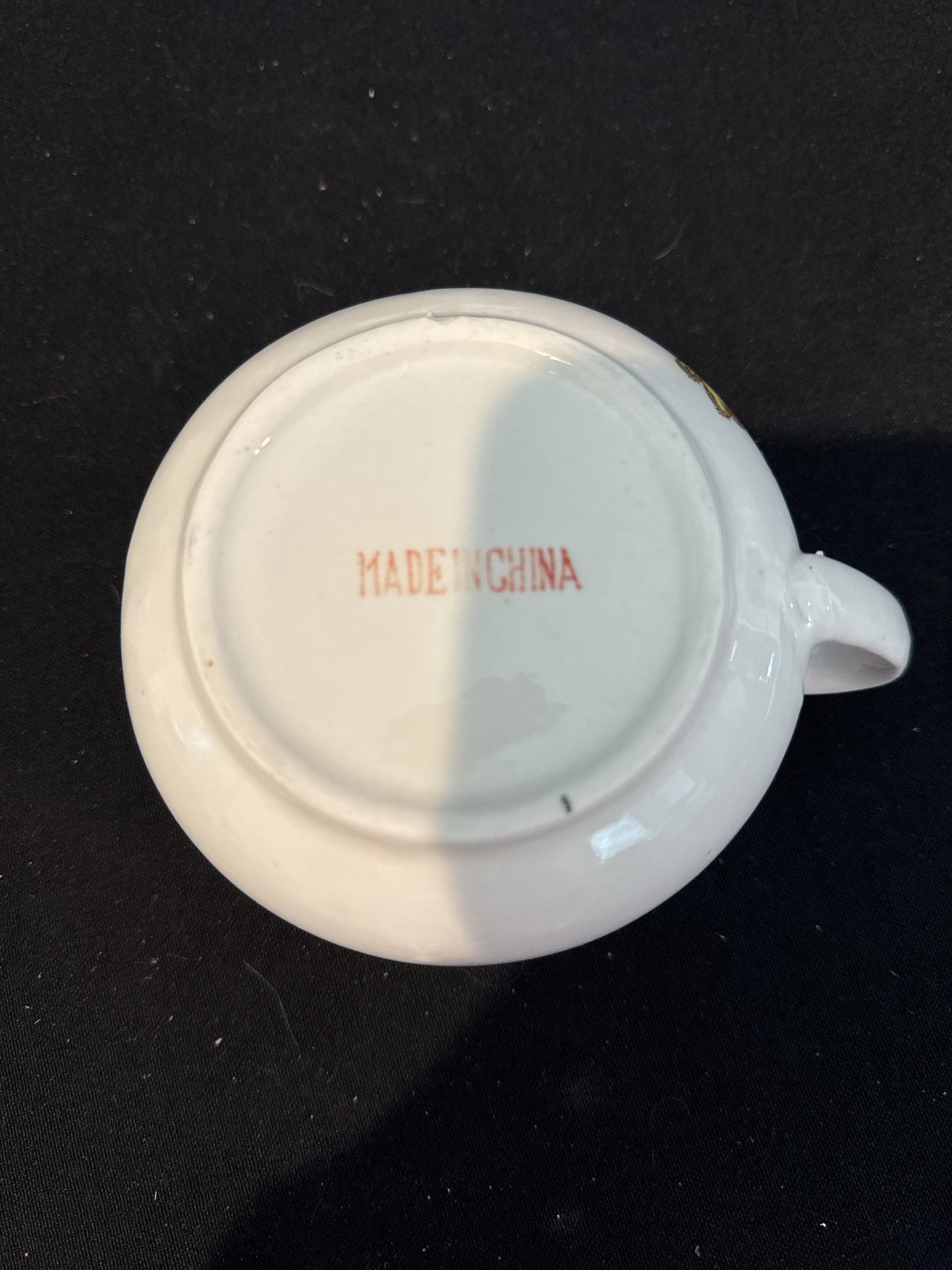 Vintage 1970s Tomato Soup Recipe Ceramic Bowl Mug Cup 3.25" Tall