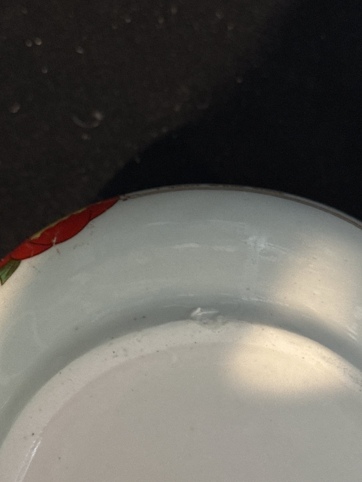 Vintage 1970s Tomato Soup Recipe Ceramic Bowl Mug Cup 3.25" Tall