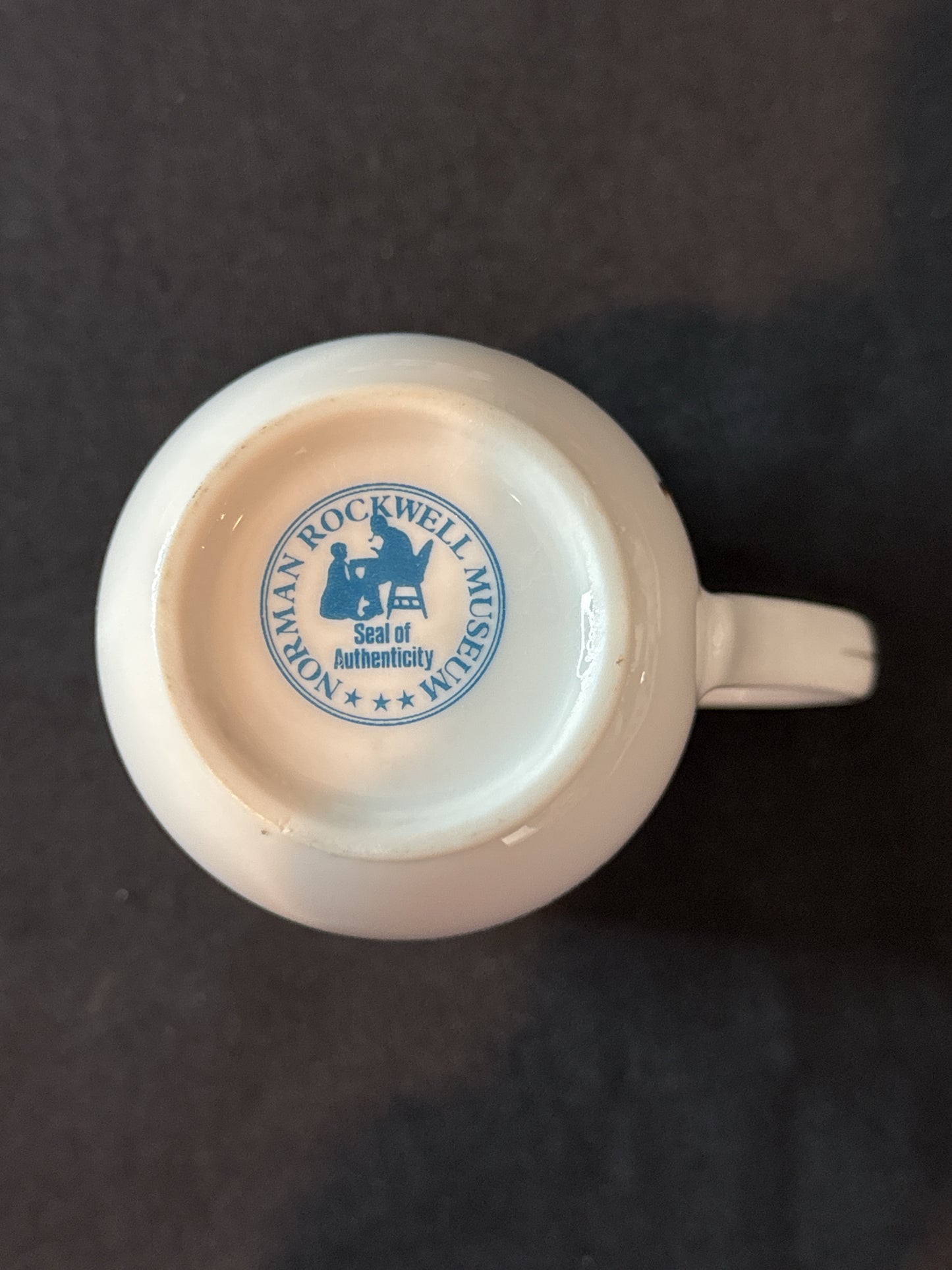 Norman Rockwell For A Good Boy Rockwell Museum 1982 Coffee Mug Cup 4 1/8" Tall