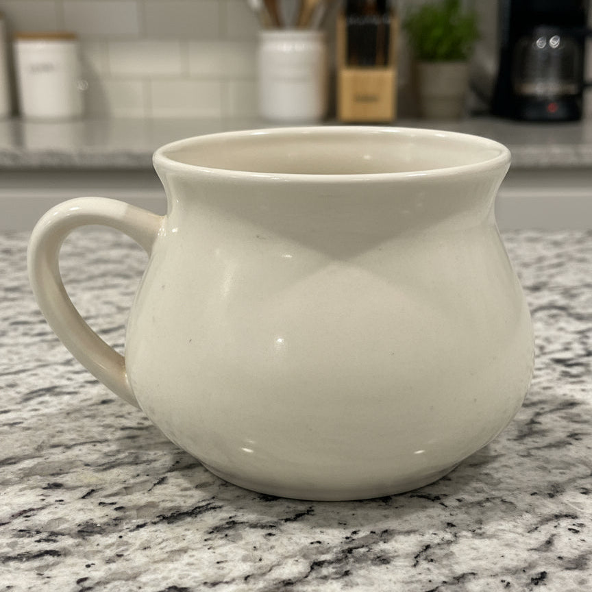 Vintage 1970s Onion Soup Recipe Ceramic Bowl Mug Cup 3.5" Tall