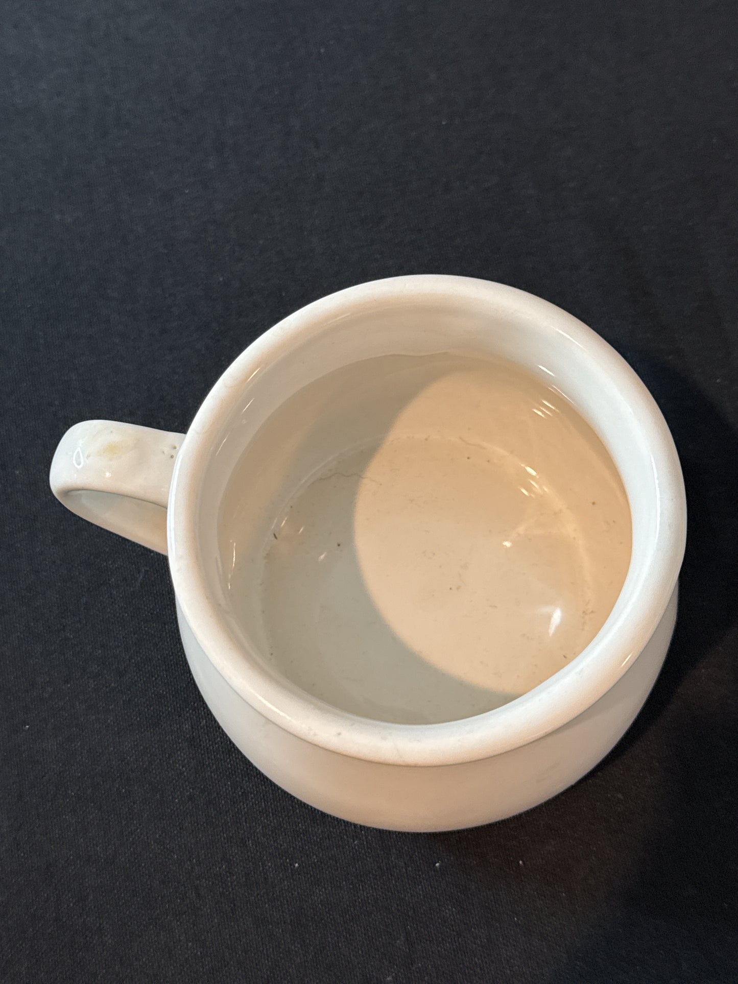 Vintage 1970s Chicken Soup Recipe Ceramic Bowl Mug Cup 3.25" Tall