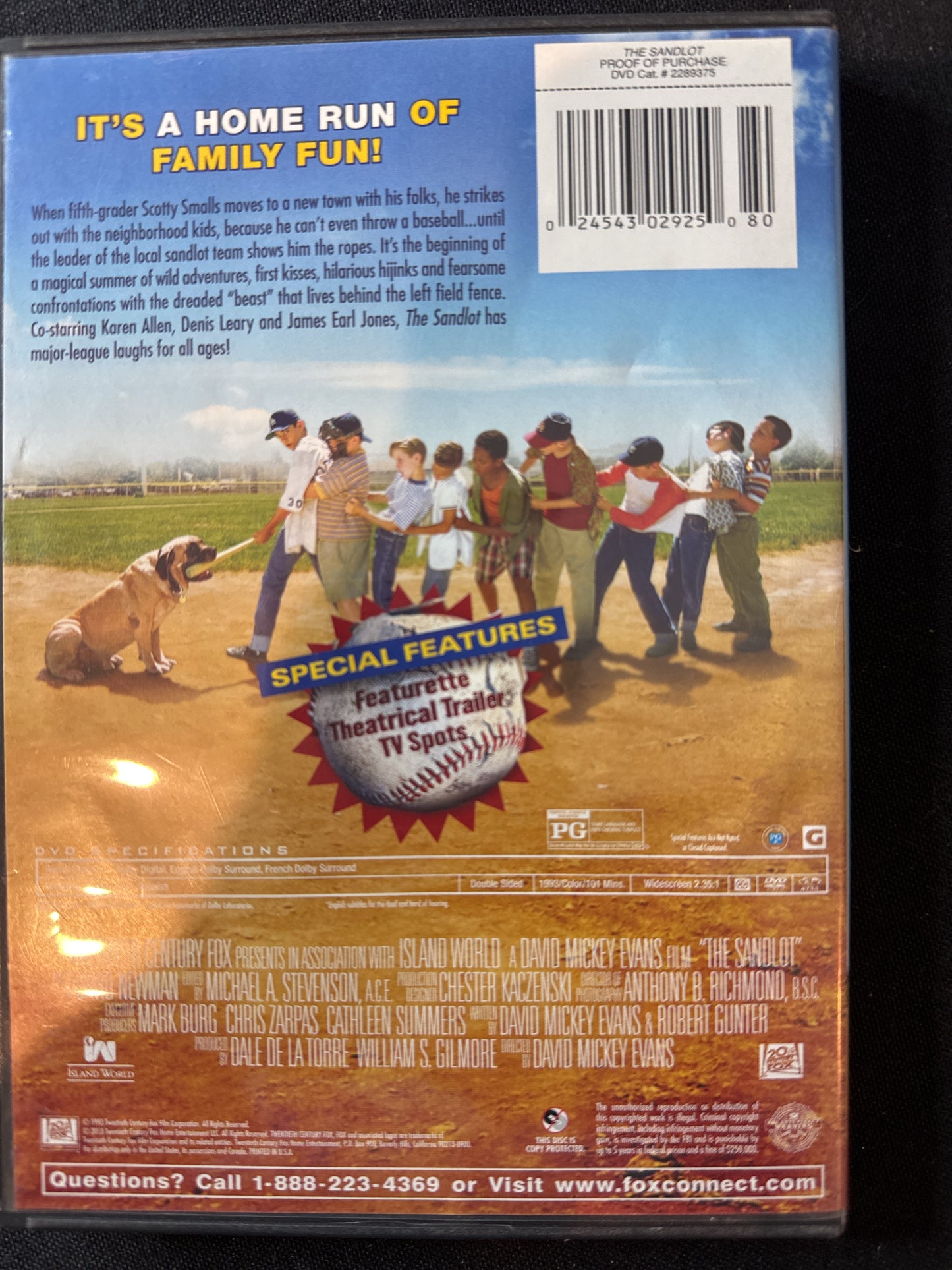 The Sandlot DVD