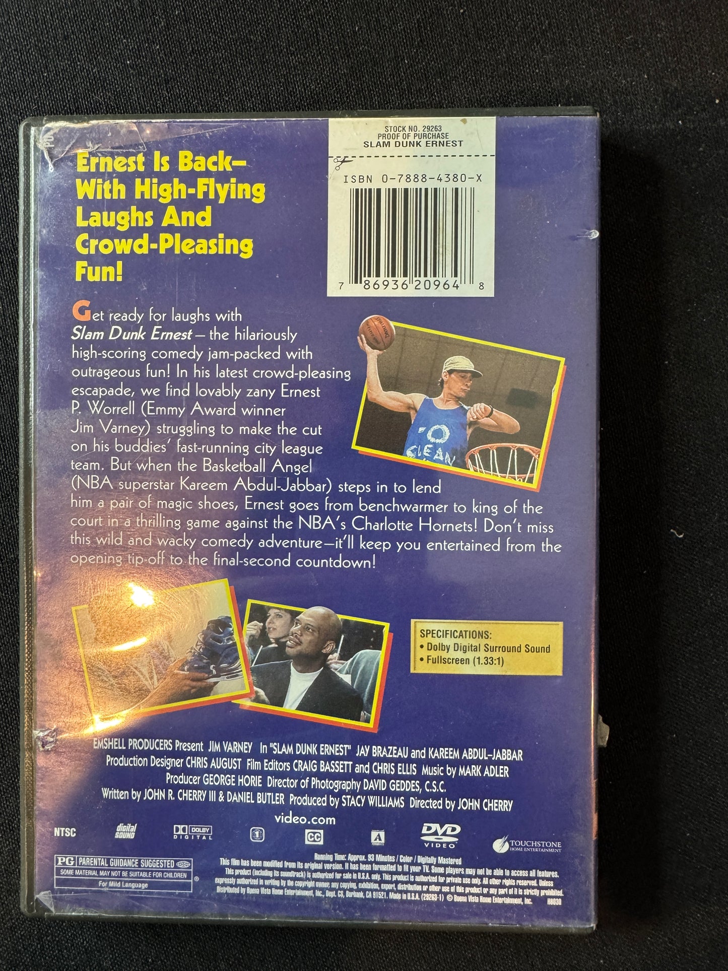 Slam Dunk Ernest DVD