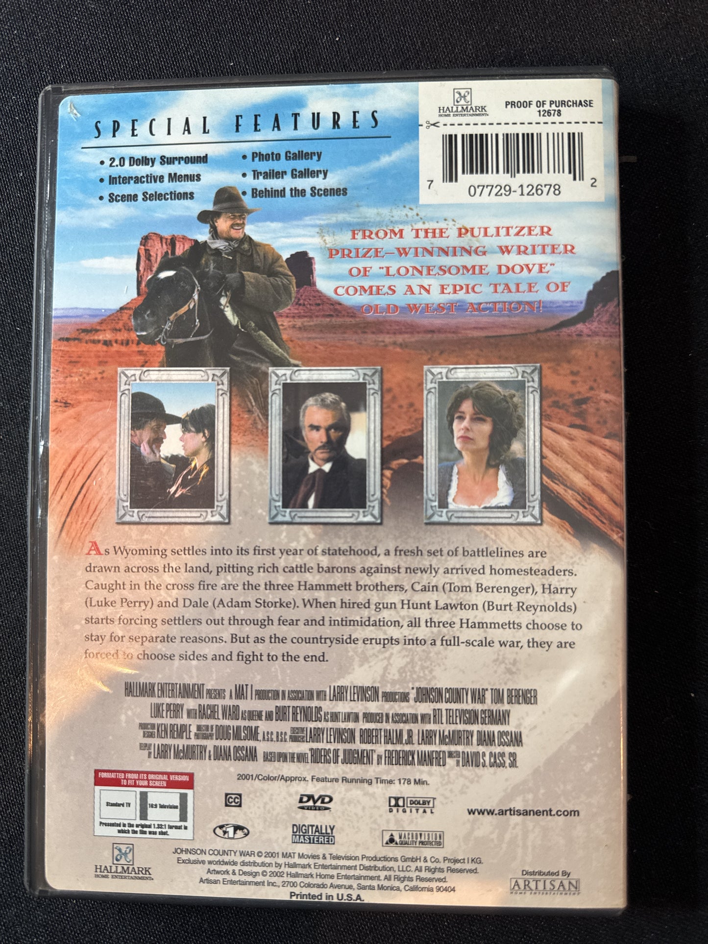 Johnson County War DVD
