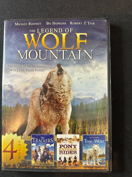 The Legend of Wolf Mountain DVD, The Trackers, Pony Express Rider, Time of the Wolf