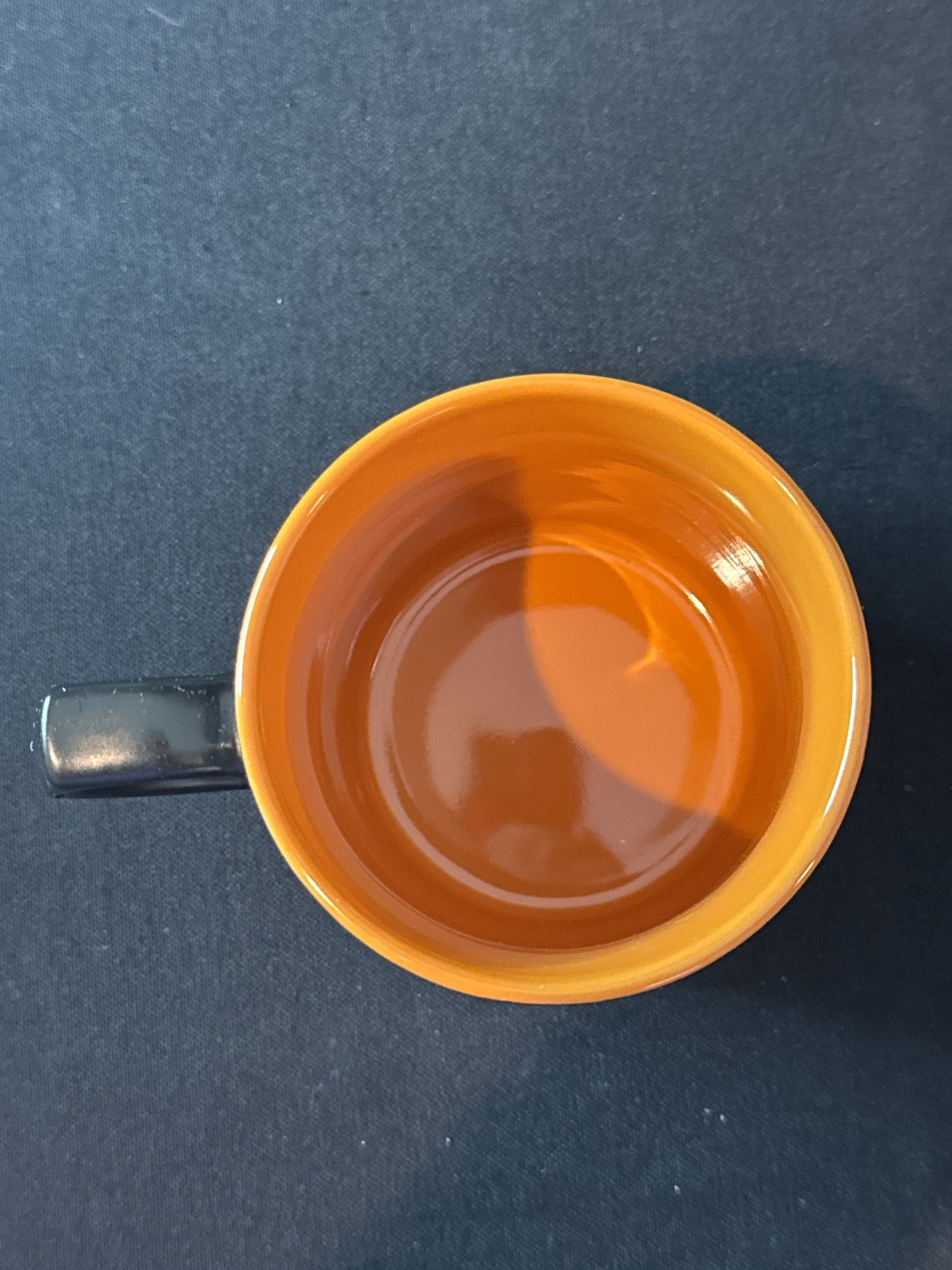 Peanuts Snoopy Jack O Lantern Trick Or Treat Orange Interior Black Coffee Mug Cup New 4" Tall