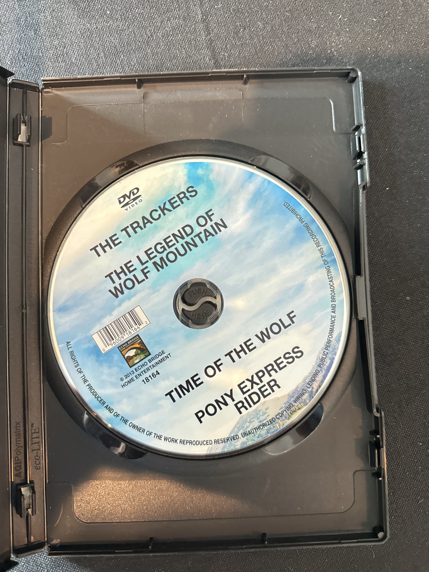 The Legend of Wolf Mountain DVD, The Trackers, Pony Express Rider, Time of the Wolf