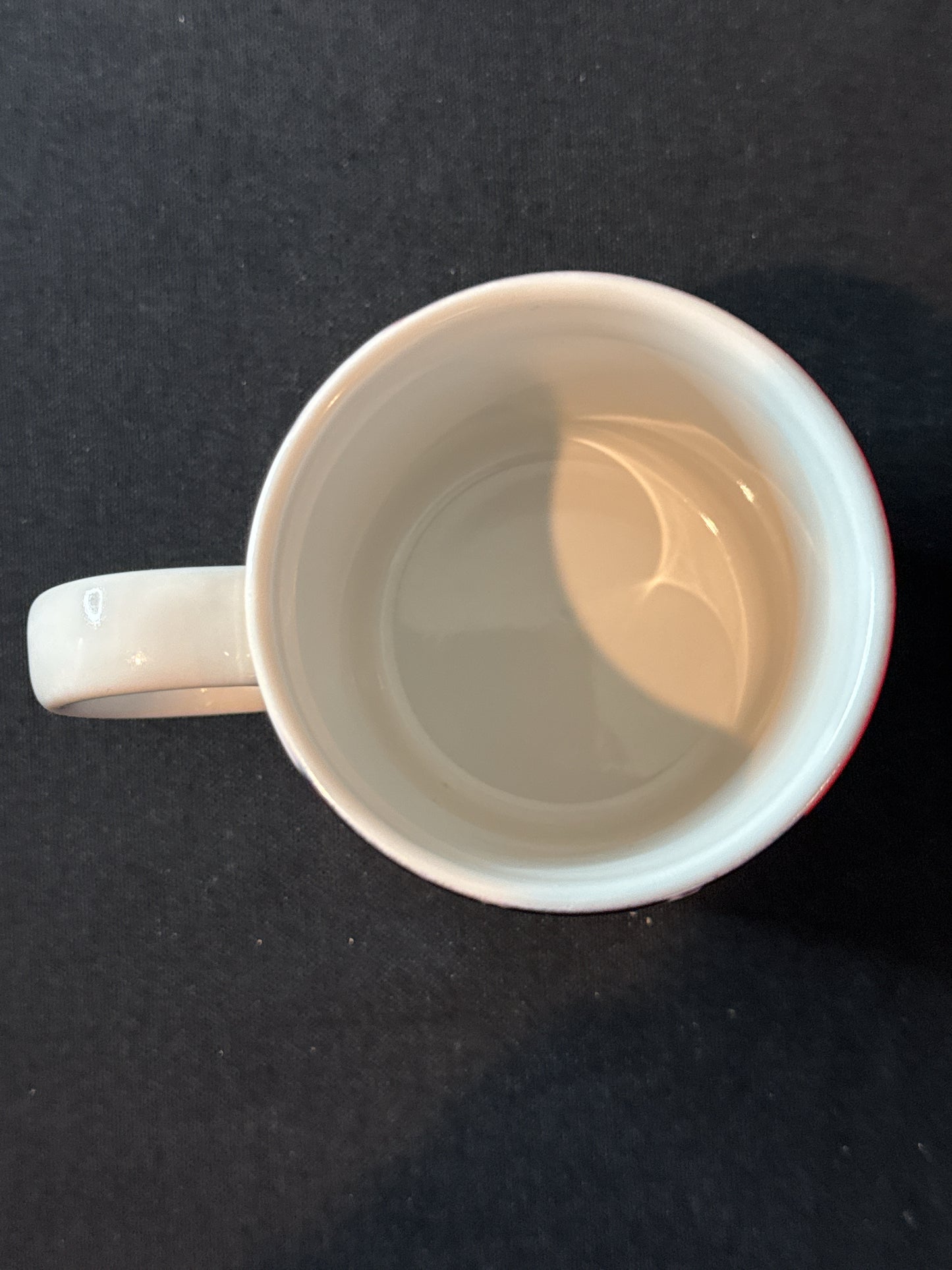 Vintage God Bless The USA Ceramic Coffee Cup Mug Red, White, Blue 3.75" Tall